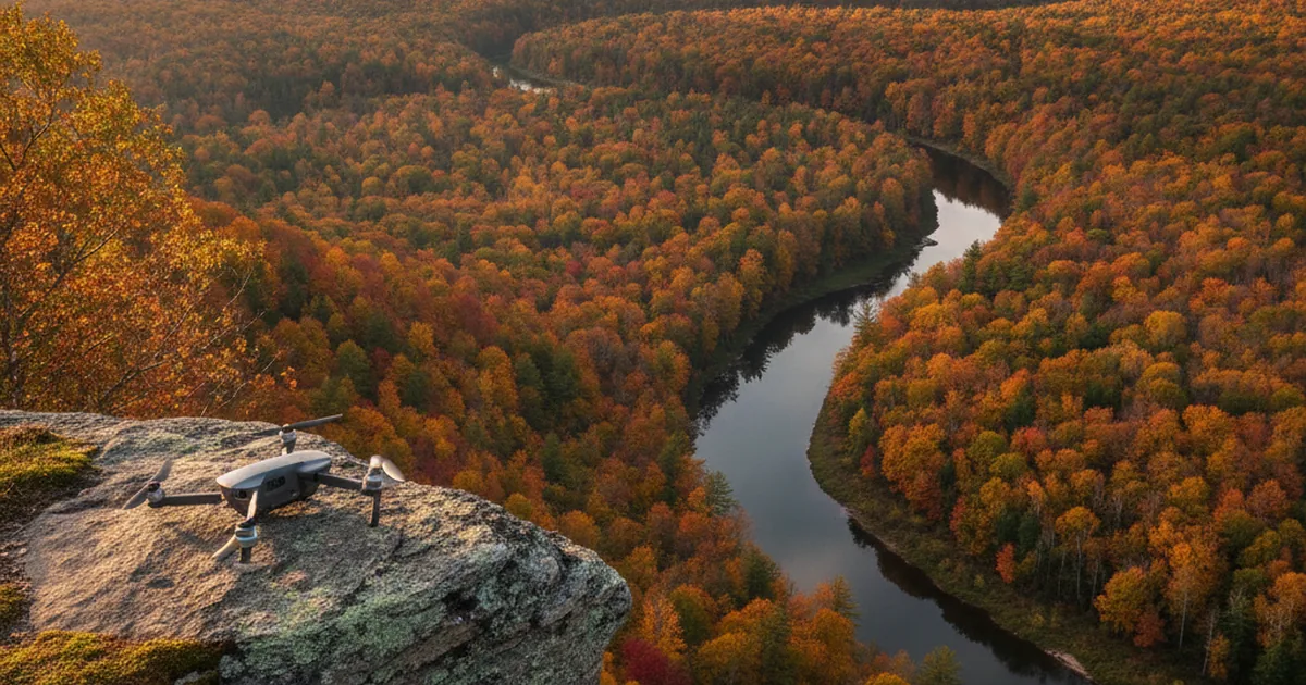 Drohnen für den Herbst: Majestätische Aufnahmen aus der Luft